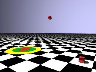 Projectile Launced Toward Distant Target